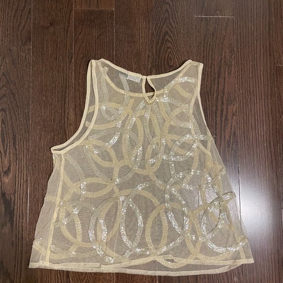 Costa Blanca Beaded Mesh Top - Picture 7 of 10